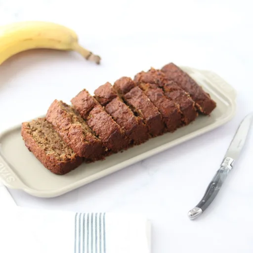 Pan de plátano y coco sin gluten (vegano, paleo, AIP)