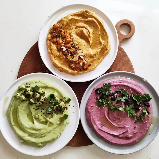 Hummus de aguacate y comino