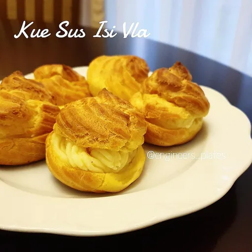 Choux Pastry Filled With Custard