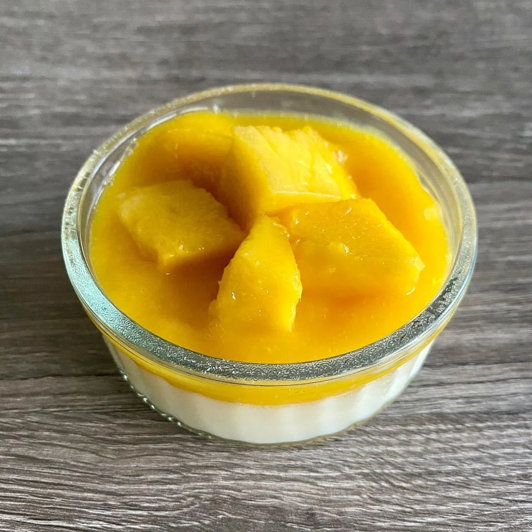 Panna cotta al mango
