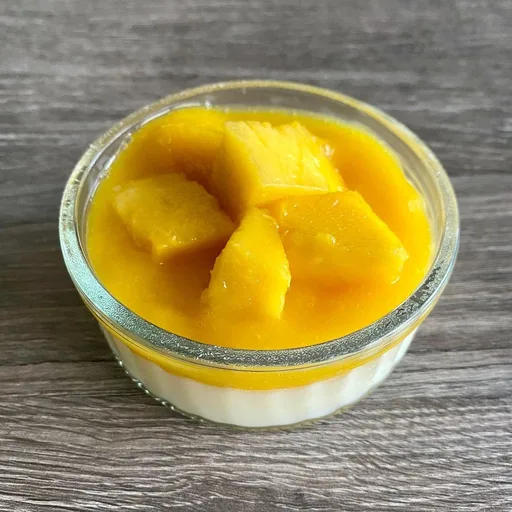 Panna cotta de manga