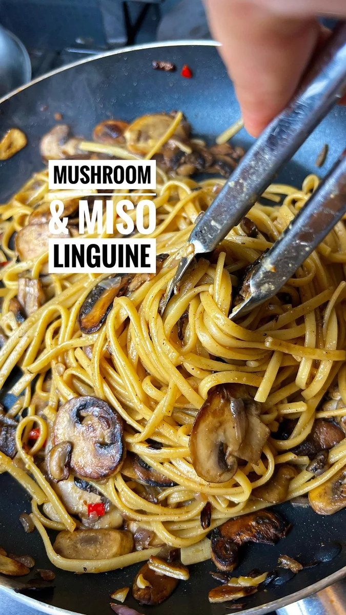 Mushroom & Miso Linguine