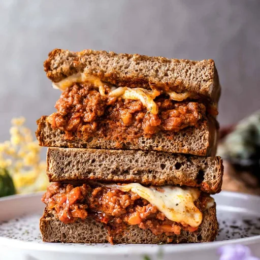 Bolognese Grilled Cheese Sandwich