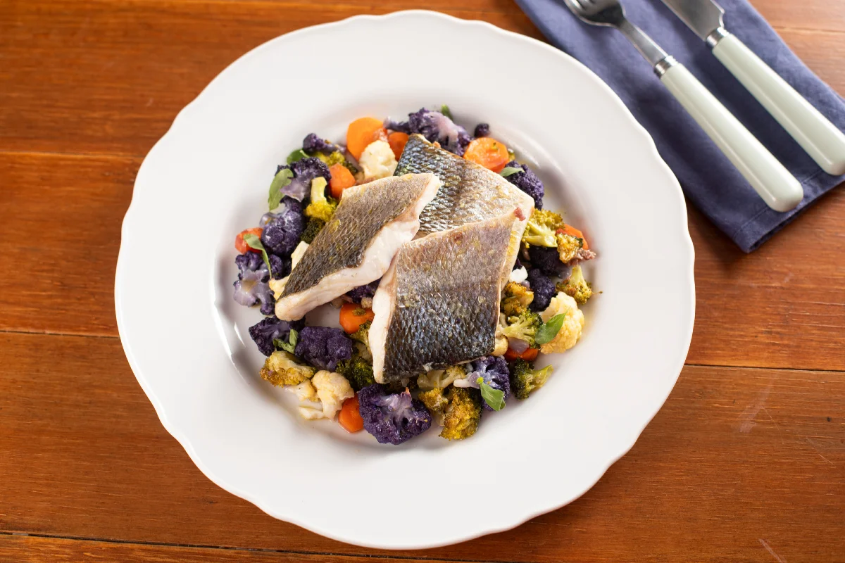 Filetti di branzino al forno