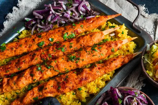 Chicken Kafta Skewers