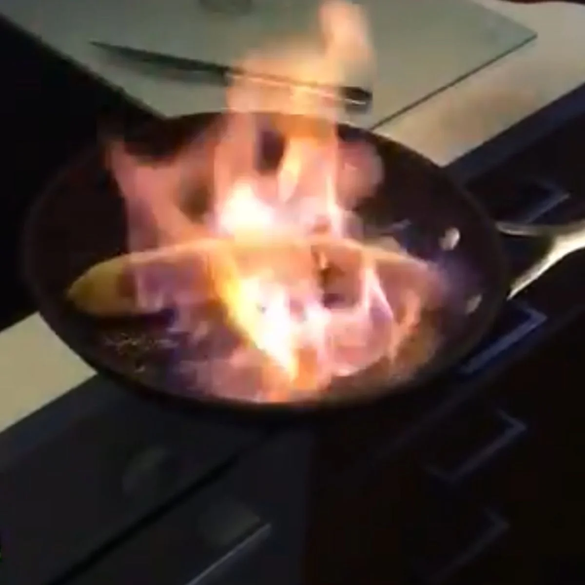 Banane flambée