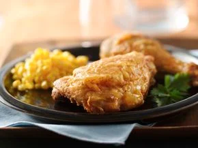 Brathähnchen aus der Pfanne
