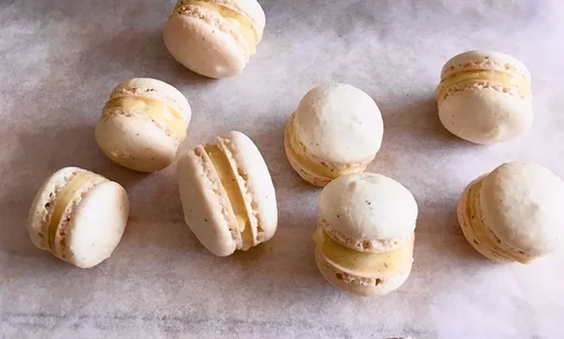 Macarons de baunilha