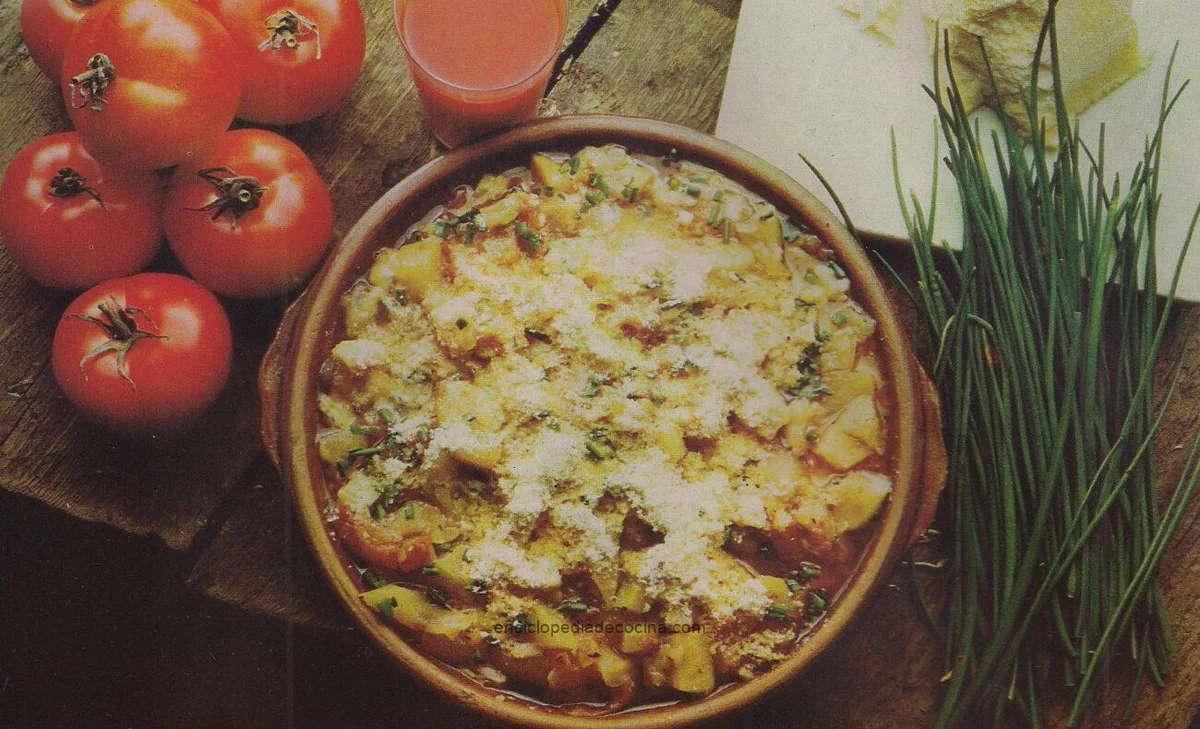 Squash with tomatoes