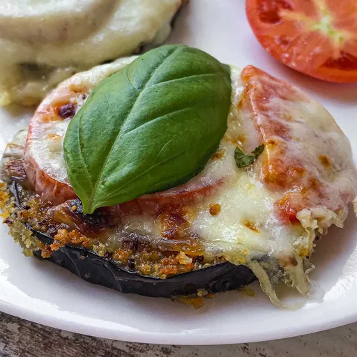 Auberginenscheiben alla parmigiana
