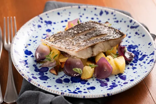 Baked corvina