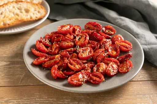 Tomatitos confitados en freidora de aire