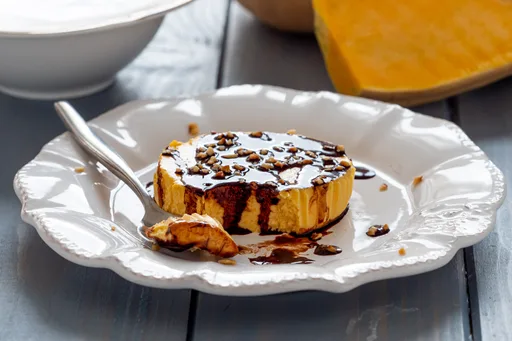 Pumpkin panna cotta