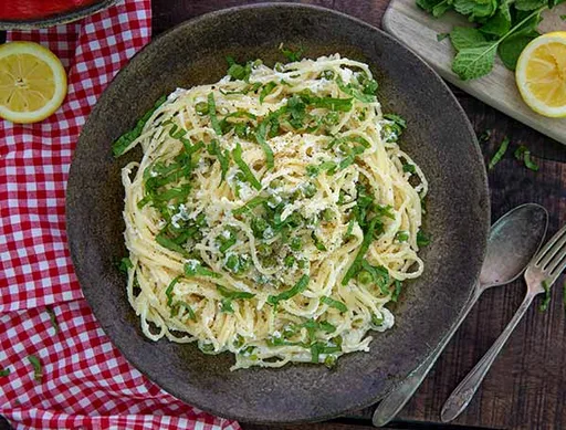 Gluten-Free Creamy Pasta and Peas