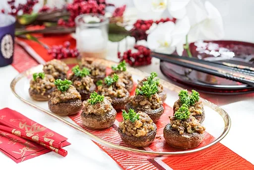 Gluten-Free Teriyaki Stuffed Mushrooms Recipe