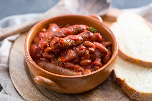 Saucisse et haricots