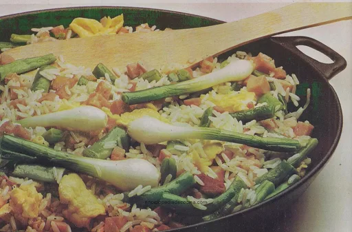 Fried rice with ham