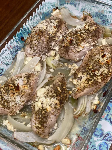 Pollo griego al horno