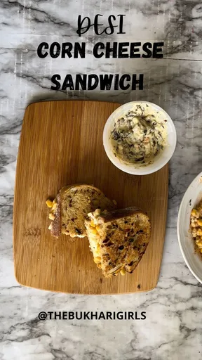 Corn Cheese Sandwich