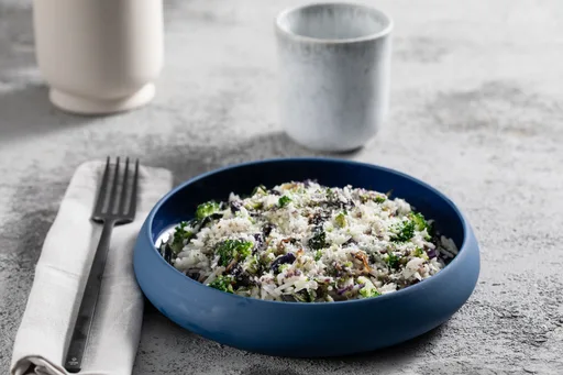 Arroz frito com coco