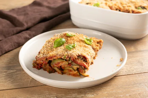 Parmegiana de abobrinha grelhada