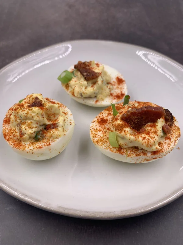 Gluten Free Devilled Eggs ‘n Bacon