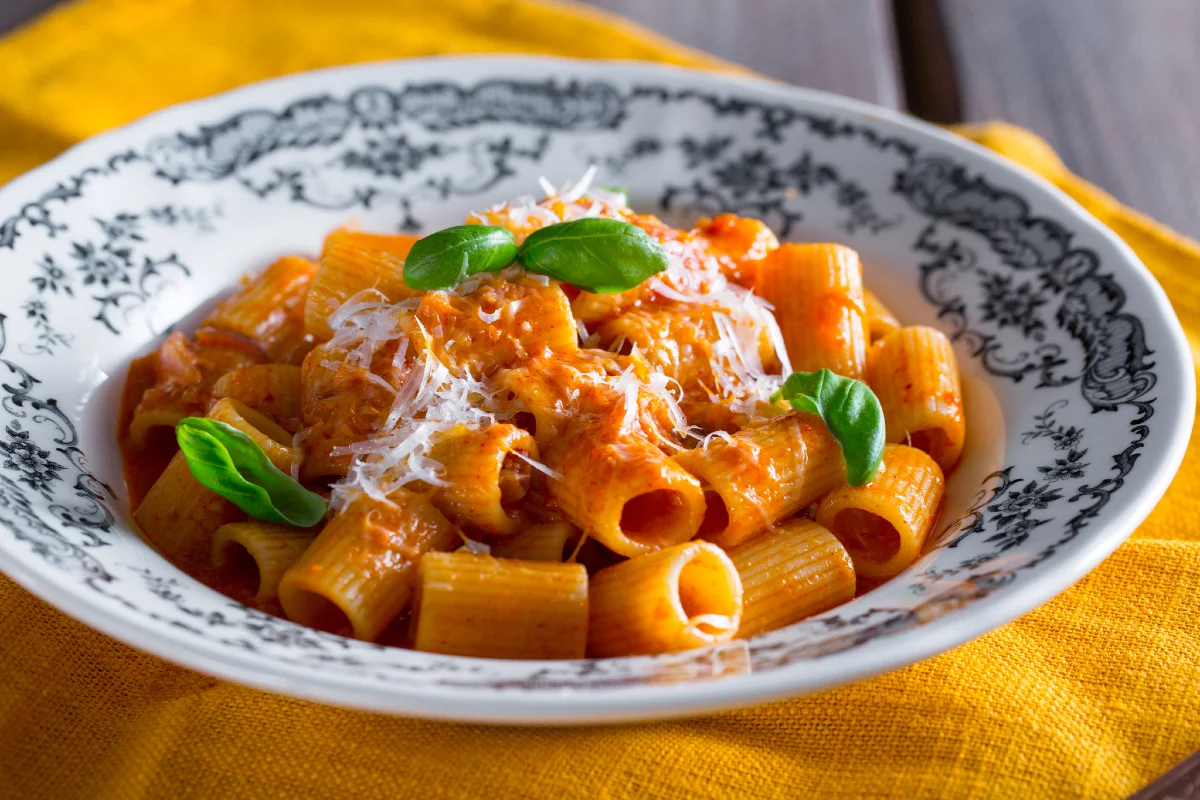 Pasta nduja y pecorino