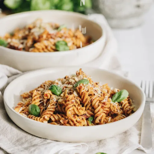 Pasta mit sizilianischem Pesto