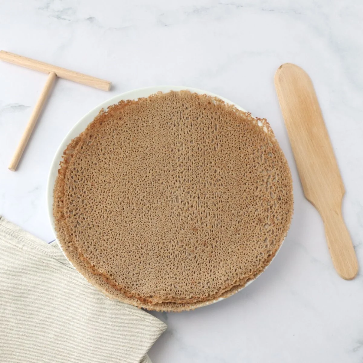 Crêpes francesi di grano saraceno (senza glutine, vegane)