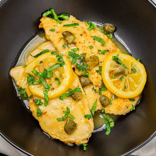 Authentic Italian Lemon-Caper Chicken Piccata