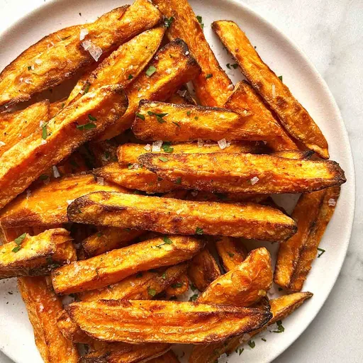 Frites de patate douce à la friteuse à air