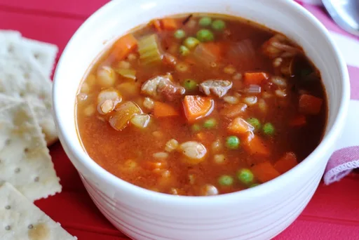 Vegetable, Beef, & Barley Soup