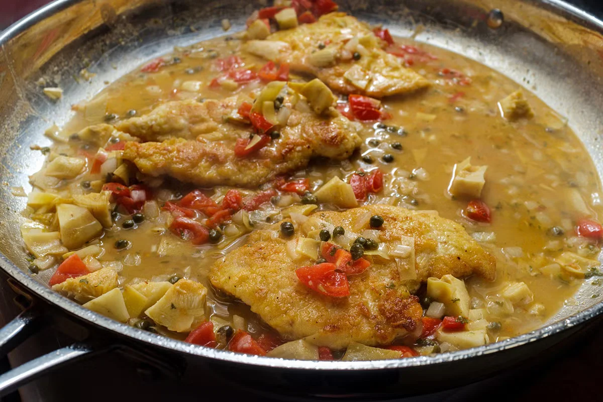 Veal piccata
