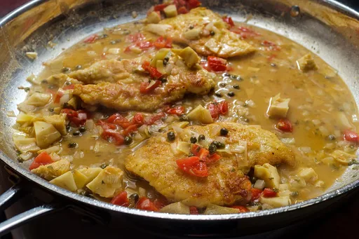 Veal piccata