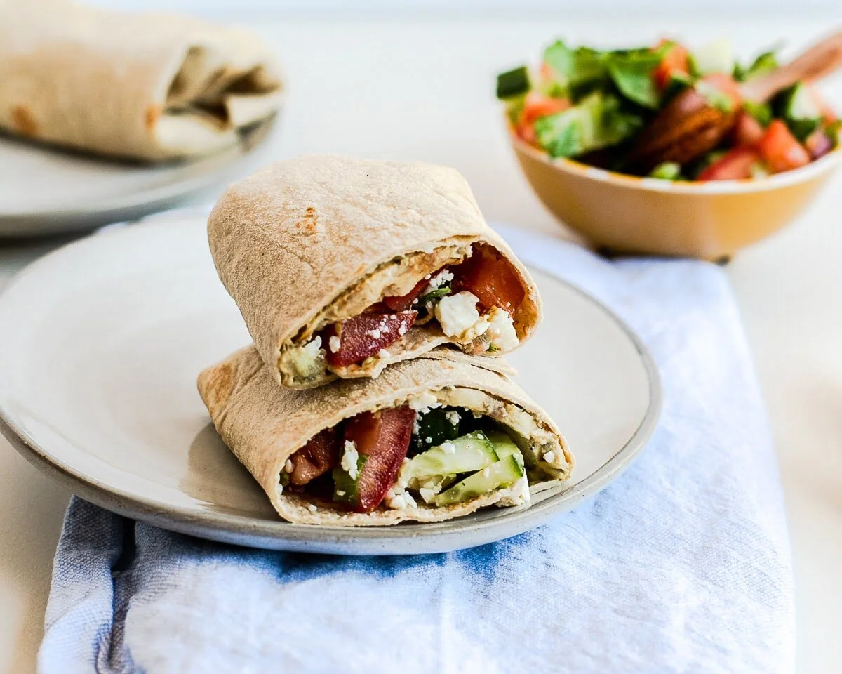 Mediterraner Gemüse-Wrap