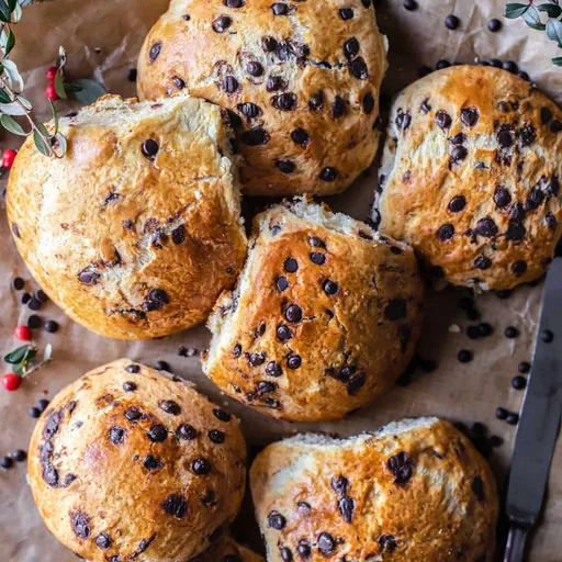 Panini brioche senza glutine con gocce di cioccolato