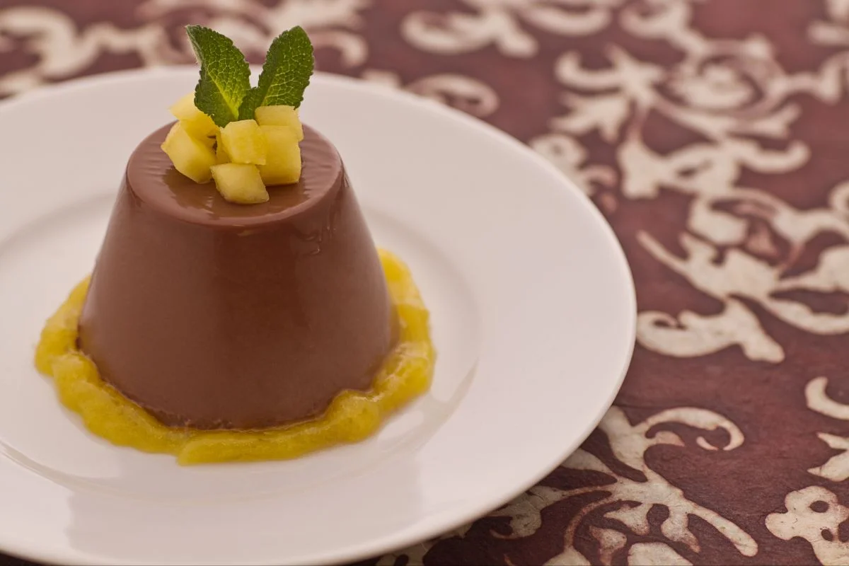 Chocolate panna cotta