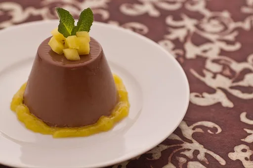 Chocolate panna cotta