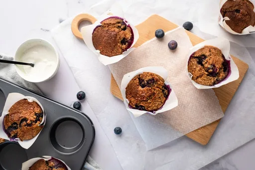 Blueberry Oat Muffins