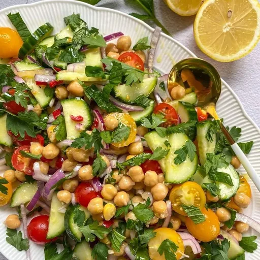Chickpea And Tomato Salad