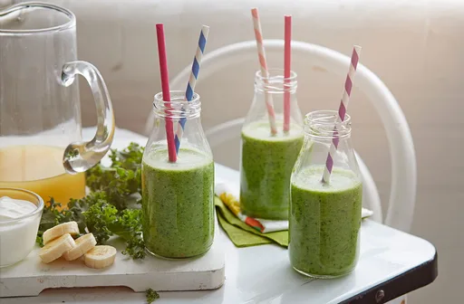 Batido verde tropical