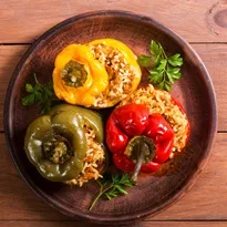Easy Beef Stuffed Peppers