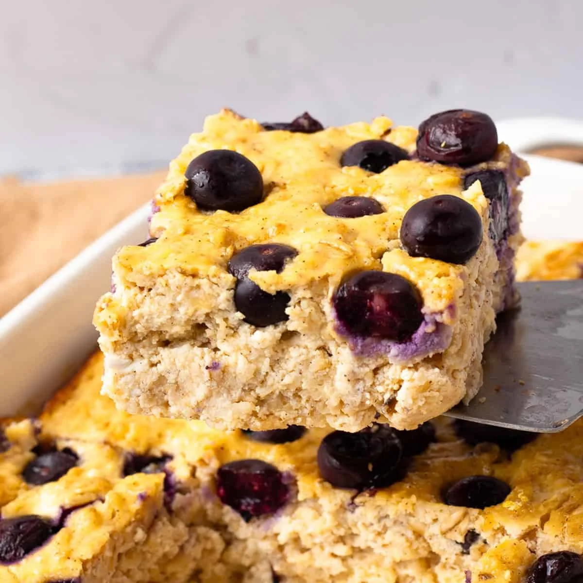 Blueberry Cottage Cheese Breakfast Bake