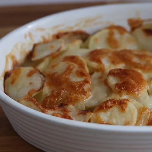 Potato gratin with béchamel