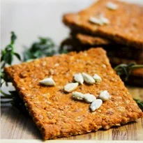 Sun-Dried Tomato Rice Crackers (Gluten-Free, Dairy-Free)