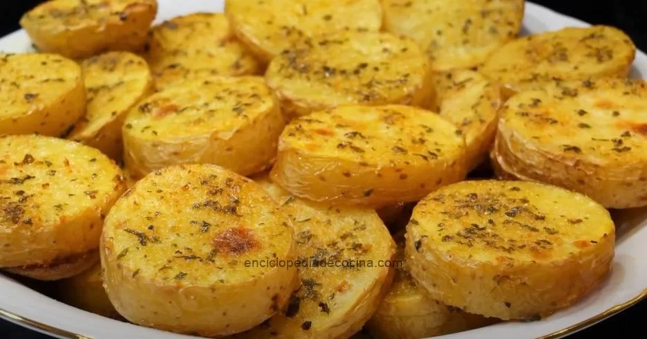 Papas cocidas en manteca