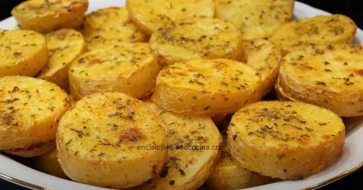 Papas cocidas en manteca