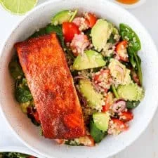 Saumon au miel et au paprika