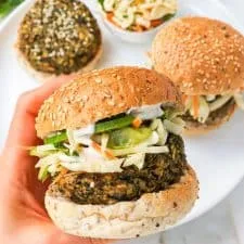 Hamburguesas de judías mungo