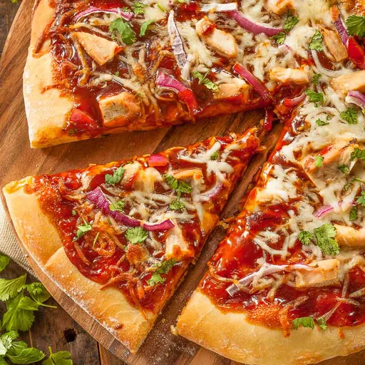 Homemade BBQ Chicken Pizza